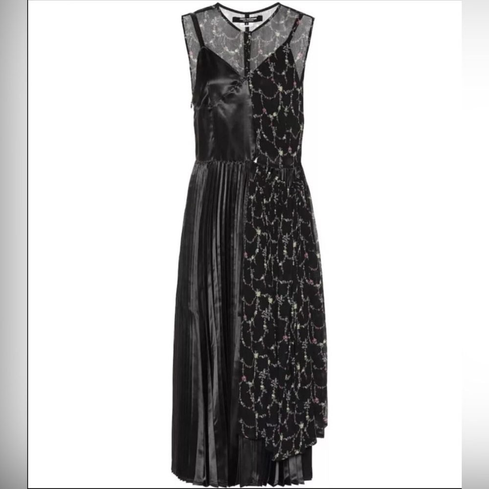 Junya Watanabe Comme des Garçons viscose georgette dress
